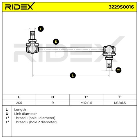 Ridex 3229S0016 Anti-Roll Bar Link, photo 3