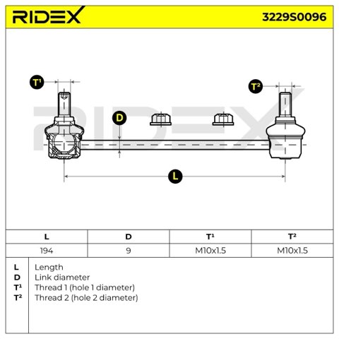 Ridex 3229S0096 Anti-Roll Bar Link, photo 3