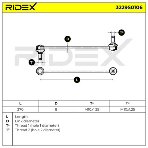 Ridex 3229S0106 Anti-Roll Bar Link, photo 2