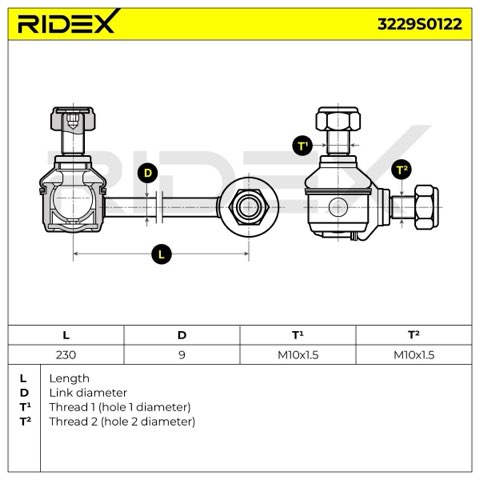Ridex 3229S0122 Anti-Roll Bar Link, photo 3