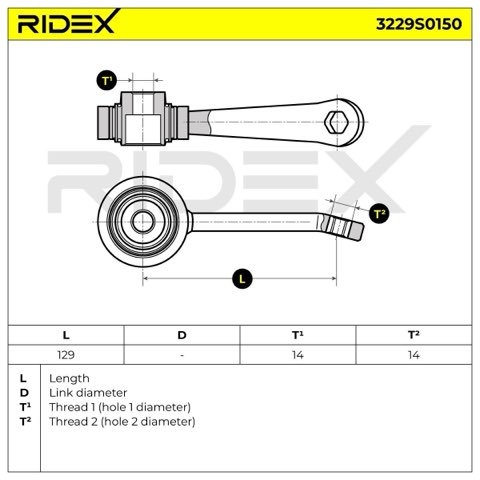 Ridex 3229S0150 Anti-Roll Bar Link, photo 3