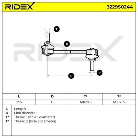 Ridex 3229S0244 Anti-Roll Bar Link, photo 3