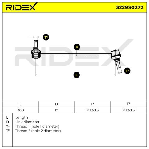 Ridex 3229S0272 Anti-Roll Bar Link, photo 3