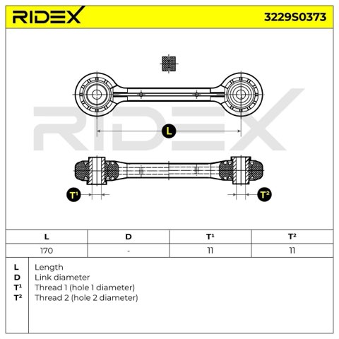 Ridex 3229S0373 Anti-Roll Bar Link, photo 3