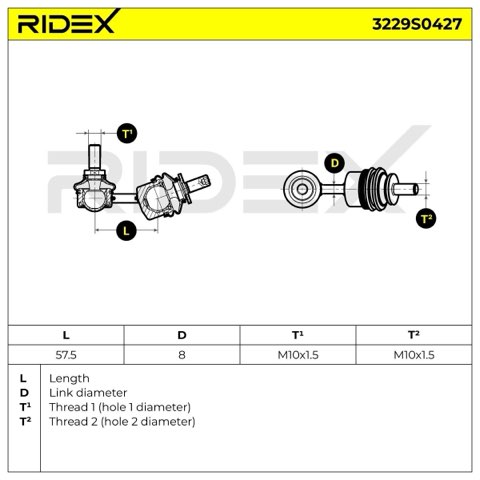 Ridex 3229S0427 Anti-Roll Bar Link, photo 3