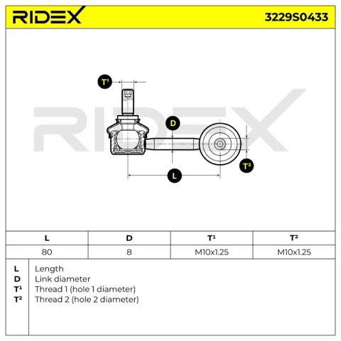 Ridex 3229S0433 Anti-Roll Bar Link, photo 3