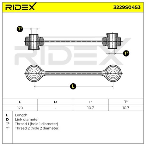 Ridex 3229S0453 Anti-Roll Bar Link, photo 2
