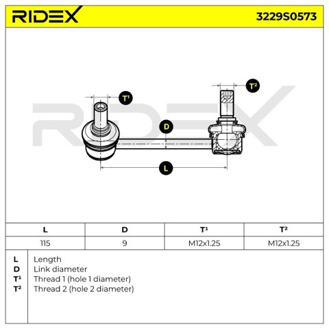 Ridex 3229S0573 Anti-Roll Bar Link, photo 3