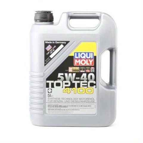 Liqui Moly Top Tec 4100 3701 Engine Oil — 5L