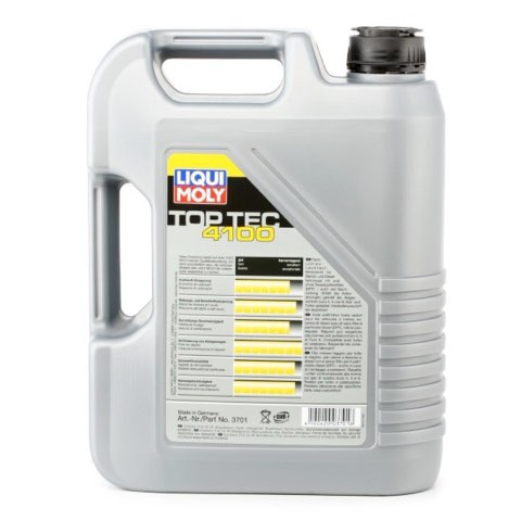 Liqui Moly Top Tec 4100 3701 Engine Oil — 5L, photo 2