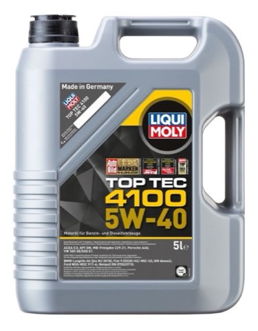 Liqui Moly Top Tec 4100 3701 Engine Oil — 5L, photo 3