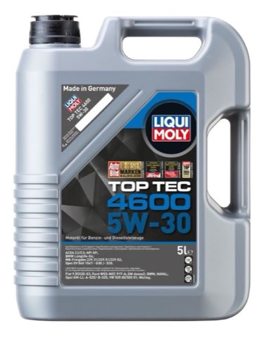 Liqui Moly Top Tec 4600 5W-30 Engine Oil 5L, photo 2