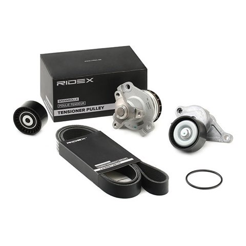 Ridex 4172P0018 Water Pump + V-Ribbed Belt Kit, photo 2