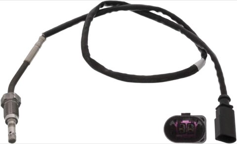 Febi Bilstein 48845 Exhaust Gas Temperature Sensor (EGT), Behind Exhaust Turbocharger