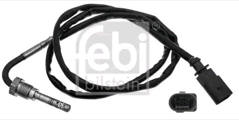 Febi Bilstein 49289 Exhaust Gas Temperature Sensor (EGT), Behind Exhaust Turbocharger