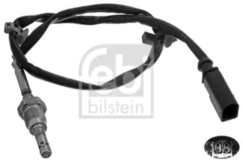 Febi Bilstein 49303 Exhaust Gas Temperature Sensor (EGT), Behind Exhaust Turbocharger
