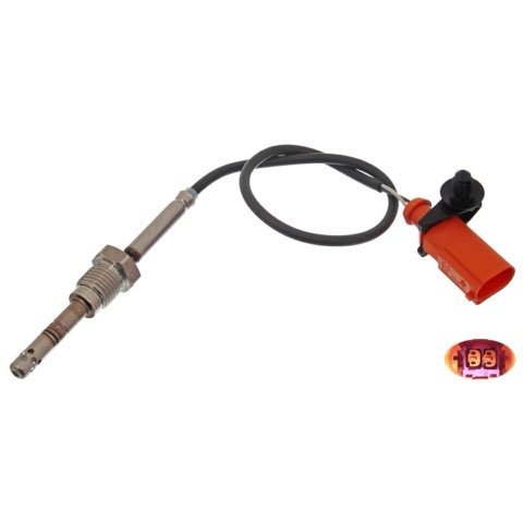 Febi Bilstein 49306 Exhaust Gas Temperature Sensor (EGT), After Soot