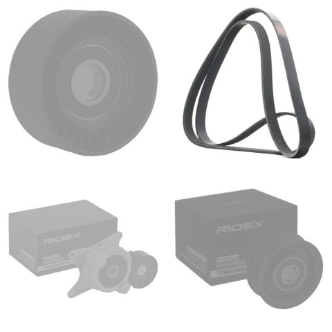 Ridex 542R0079 V-Ribbed Belt Set, photo 3