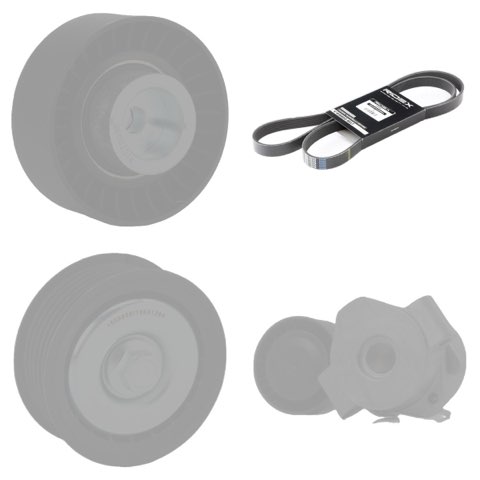 Ridex 542R0097 V-Ribbed Belt Set, photo 3