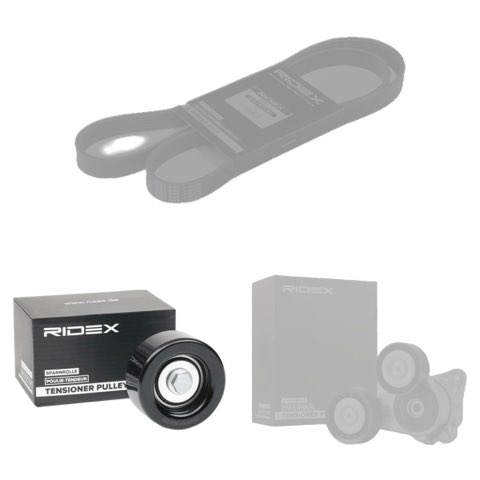 Ridex 542R0145 V-Ribbed Belt Set, photo 3