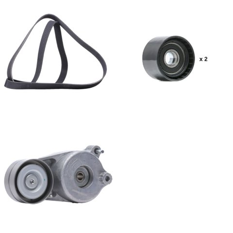 Ridex 542R0278 V-Ribbed Belt Set