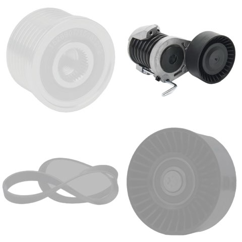 Ridex 542R0322 V-Ribbed Belt Set, photo 3