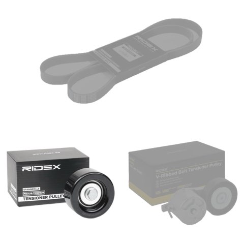 Ridex 542R0338 V-Ribbed Belt Set, photo 3