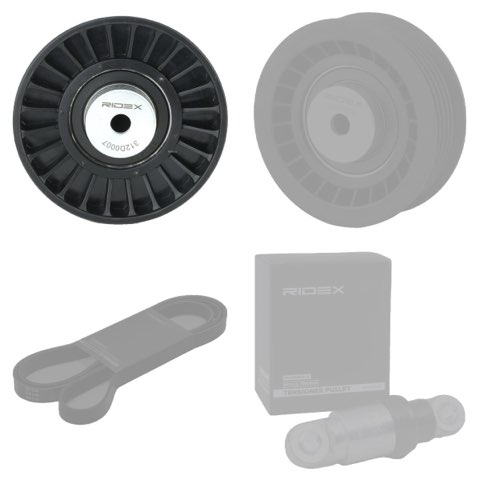 Ridex 542R0436 V-Ribbed Belt Set, photo 2