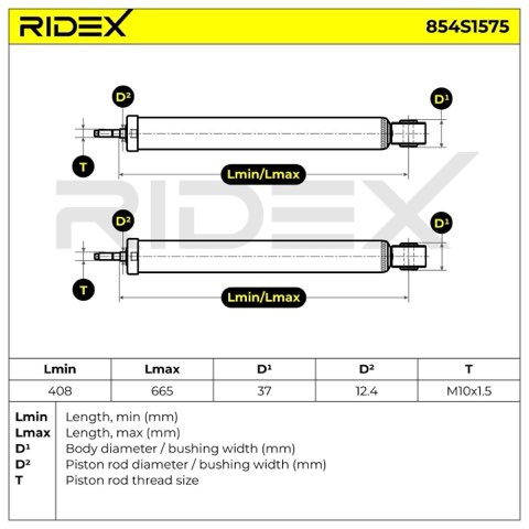Ridex 854S1575 Shock Absorber, photo 7