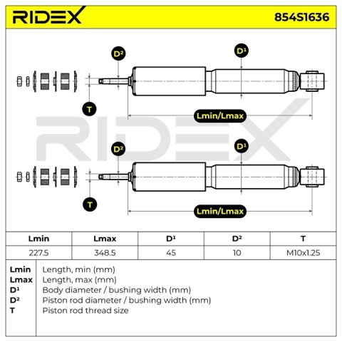 Ridex 854S1636 Shock Absorber, photo 3