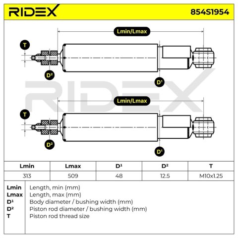 Ridex 854S1954 Shock Absorber, photo 3