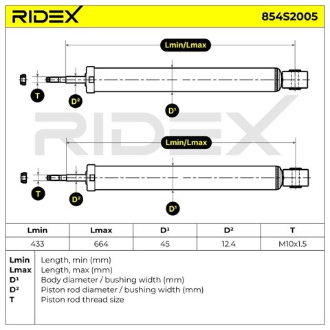 Ridex 854S2005 Shock Absorber, photo 3