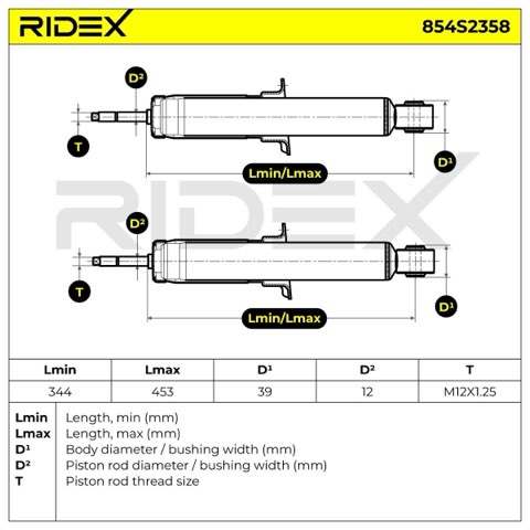 Ridex 854S2358 Shock Absorber, photo 3