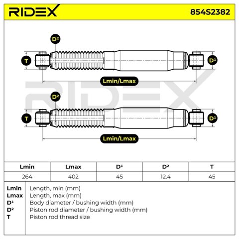 Ridex 854S2382 Shock Absorber, photo 3