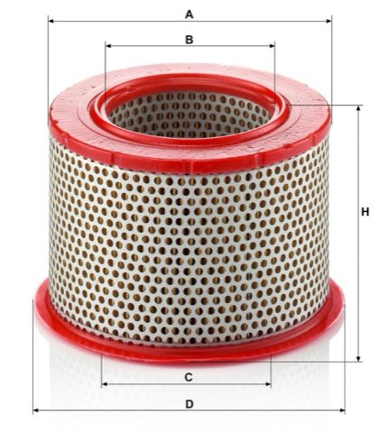 Mann-Filter C 1555/1 Air Filter, photo 2