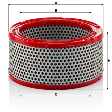 Mann-Filter C 1633/1 Air Filter, photo 2
