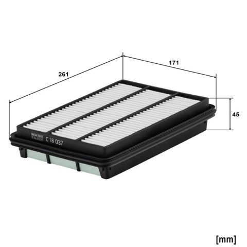 Mann-Filter C 18 037 Air Filter, photo 2