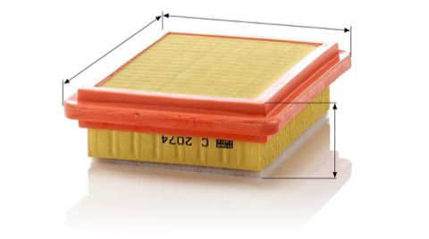 Mann-Filter C 2074 Air Filter, photo 2