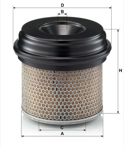 Mann-Filter C 21 338 Air Filter Suitable, photo 2