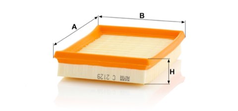 Mann-Filter C 2129 Air Filter, photo 2