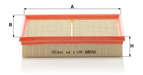 Mann-Filter C 24 106 Air Filter Suitable, photo 2
