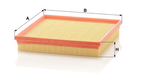 Mann-Filter C 2493 Air Filter, photo 2