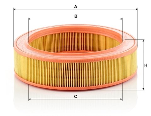 Mann-Filter C 2555/2 Air Filter, photo 2