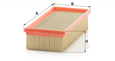 Mann-Filter C 2584 Air Filter, photo 3