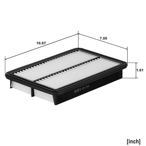 Mann-Filter C 27 019 Air Filter, photo 2