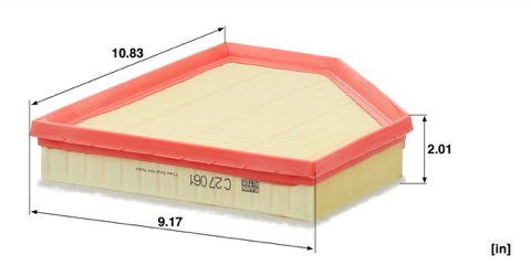 Mann-Filter C 27 061 Air Filter