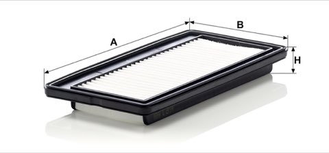 Mann-Filter C 2714 Air Filter, photo 2