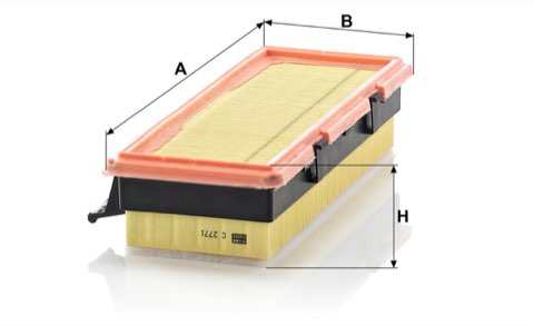 Mann-Filter C 2771 Air Filter, photo 2