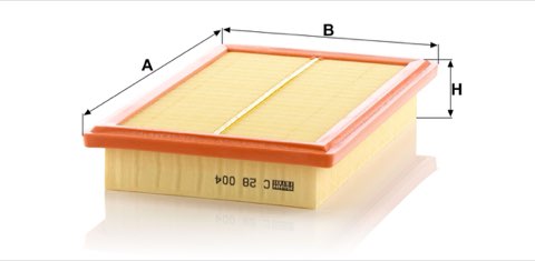 Mann-Filter C 28 004 Air Filter, photo 2