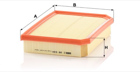 Mann-Filter C 28 034 Air Filter, photo 3